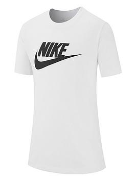Nike Nike Boys Nsw Futura Icon Short Sleeve T-Shirt - White Picture