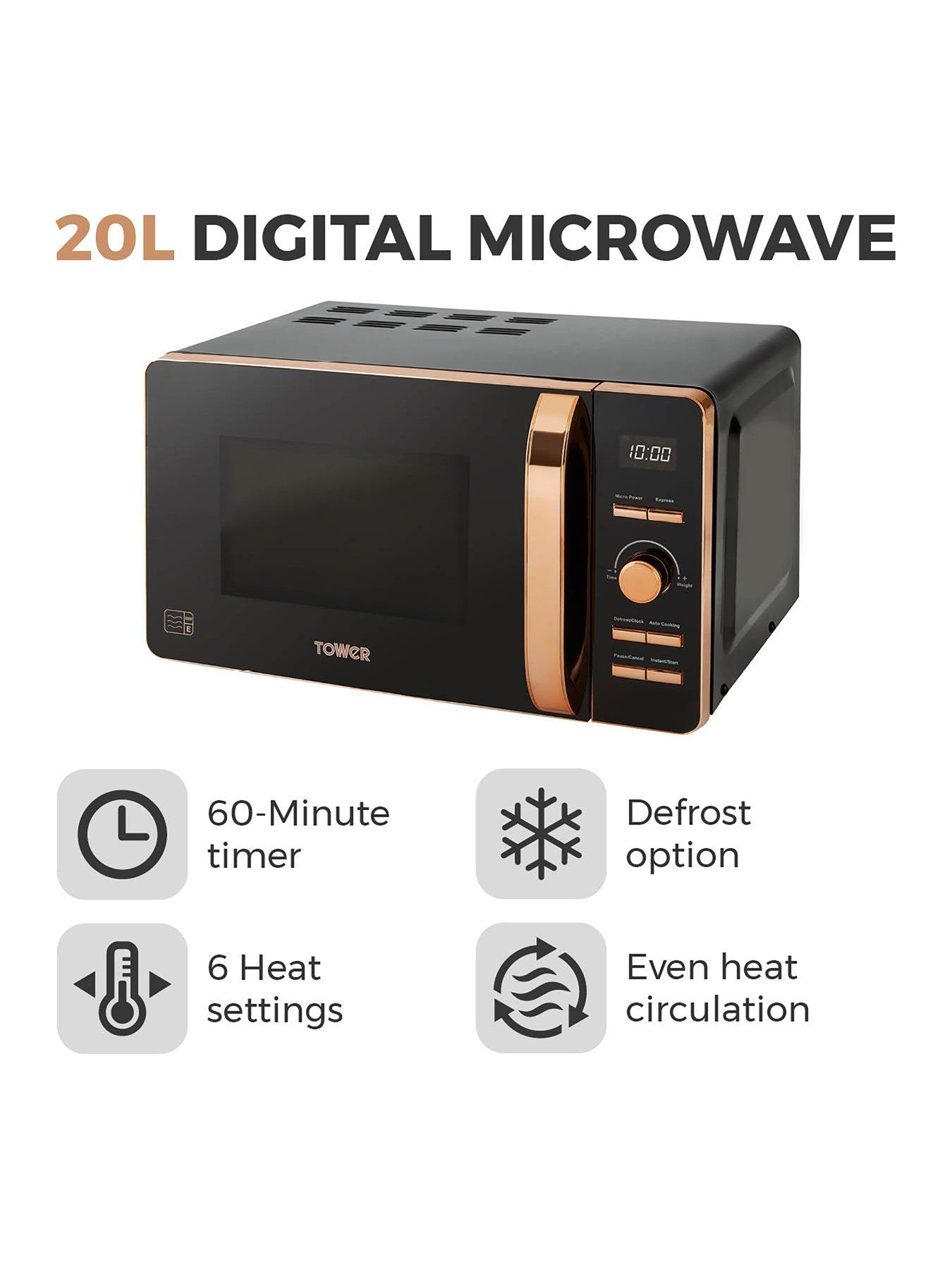 Black rose deals gold microwave