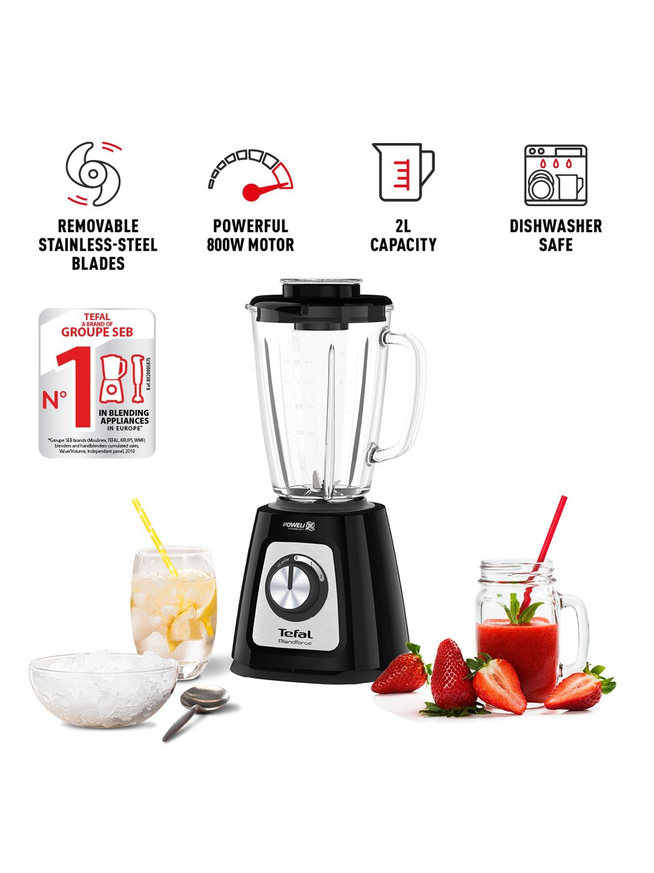  image of tefal-blendforce-ii-2l-glass-blender-black