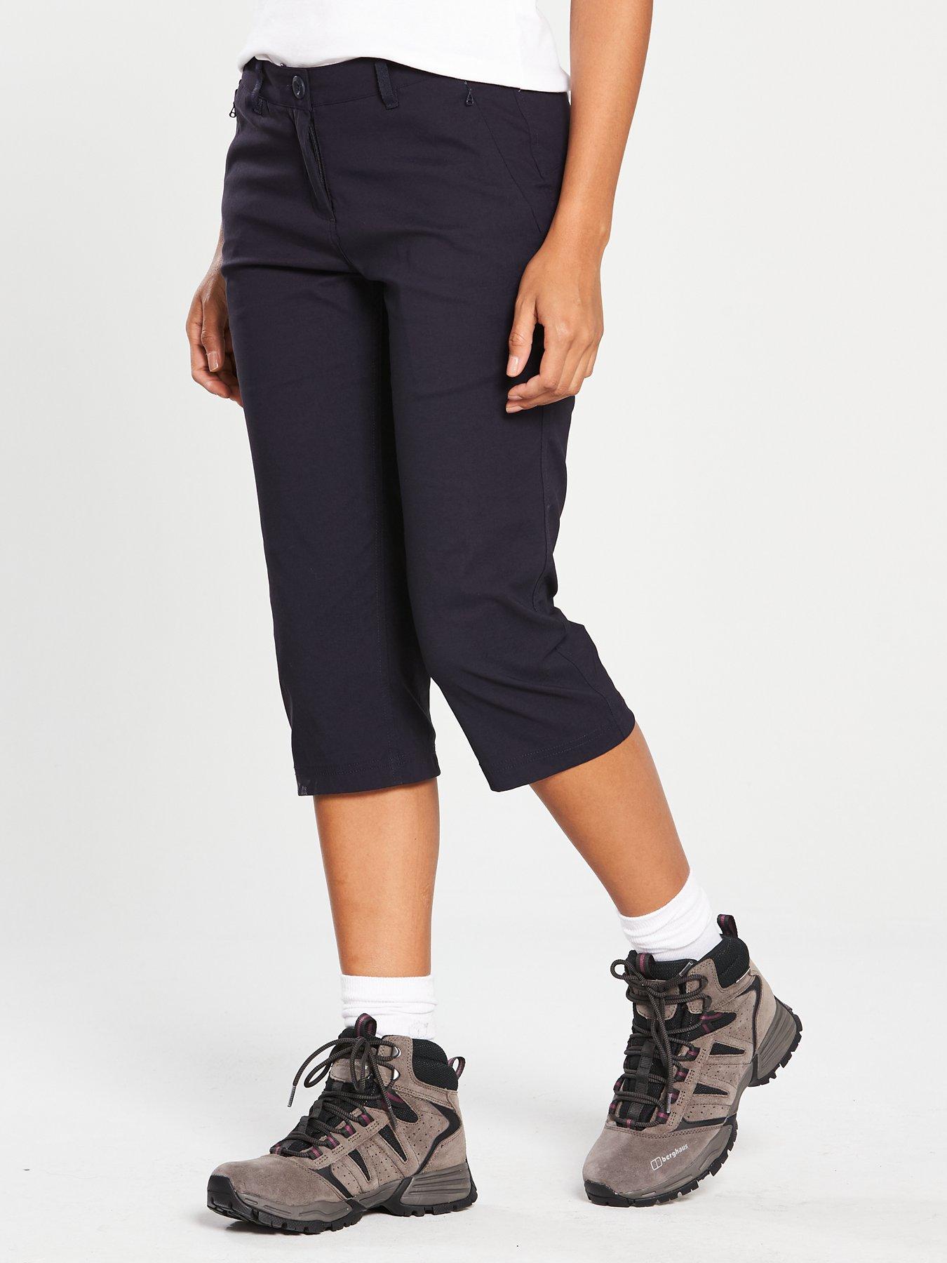 cropped walking trousers