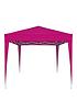  image of large-pop-up-gazebo-25m-x-25m-pink-sturdy-metal-frame-with-carry-bag