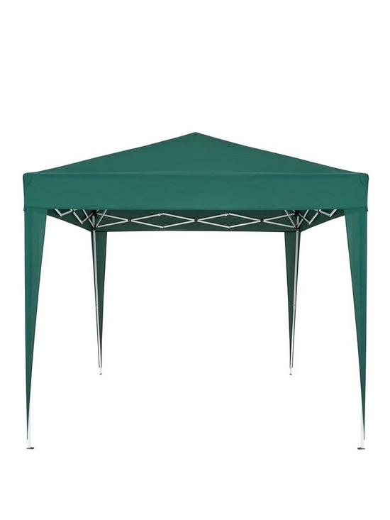 front image of large-pop-up-gazebo-25m-x-25m-metal-frame-with-carry-bag