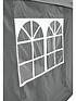  image of 3-x-3-m-pop-up-gazebo-with-3-side-panels-steel-frame-showerproof-roof-carry-bag