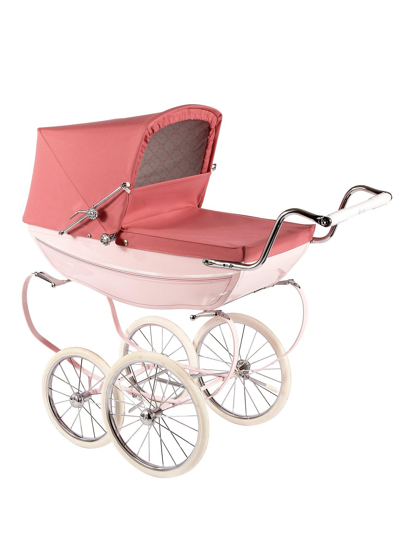 silver cross oberon dolls pram pink