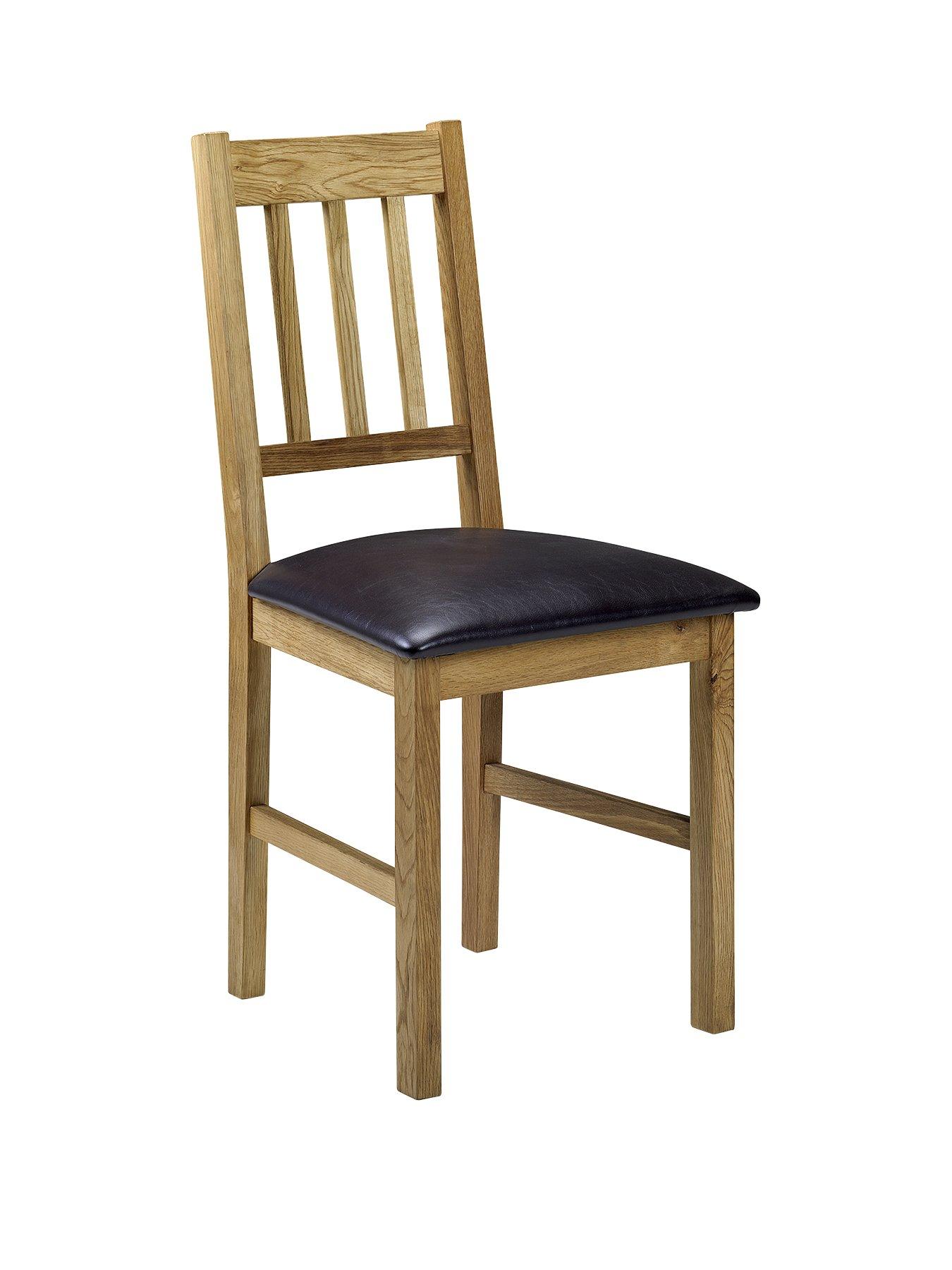 Image 4 of 7 of Julian Bowen Coxmoor 118 cm&nbsp;Solid Oak Dining Table + 2 Chairs + Bench