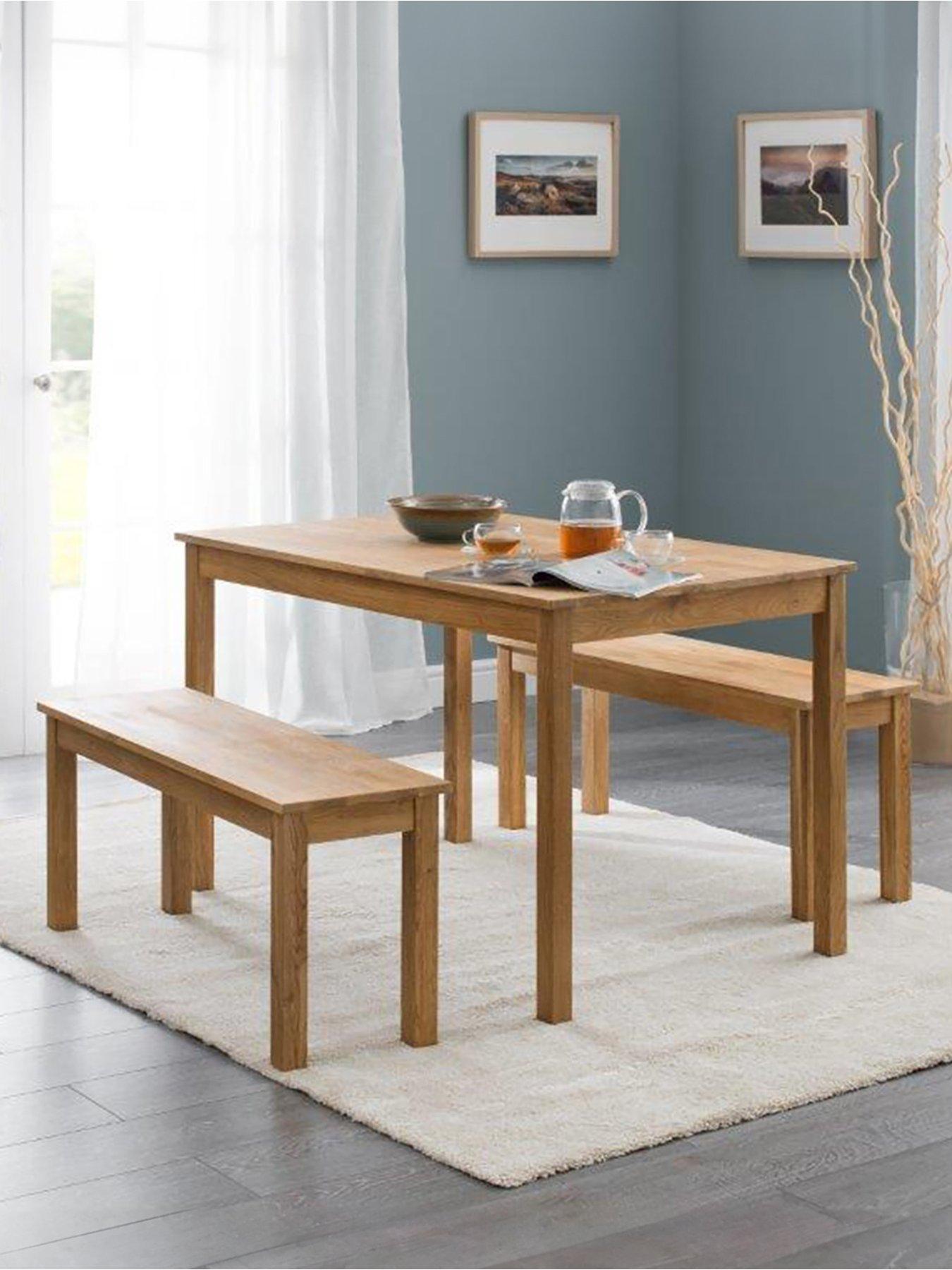Image 1 of 4 of Julian Bowen Coxmoor 101 cm Solid Oak&nbsp;Bench