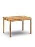 julian-bowen-coxmoor-118-cm-solid-oak-dining-table-4-chairsoutfit