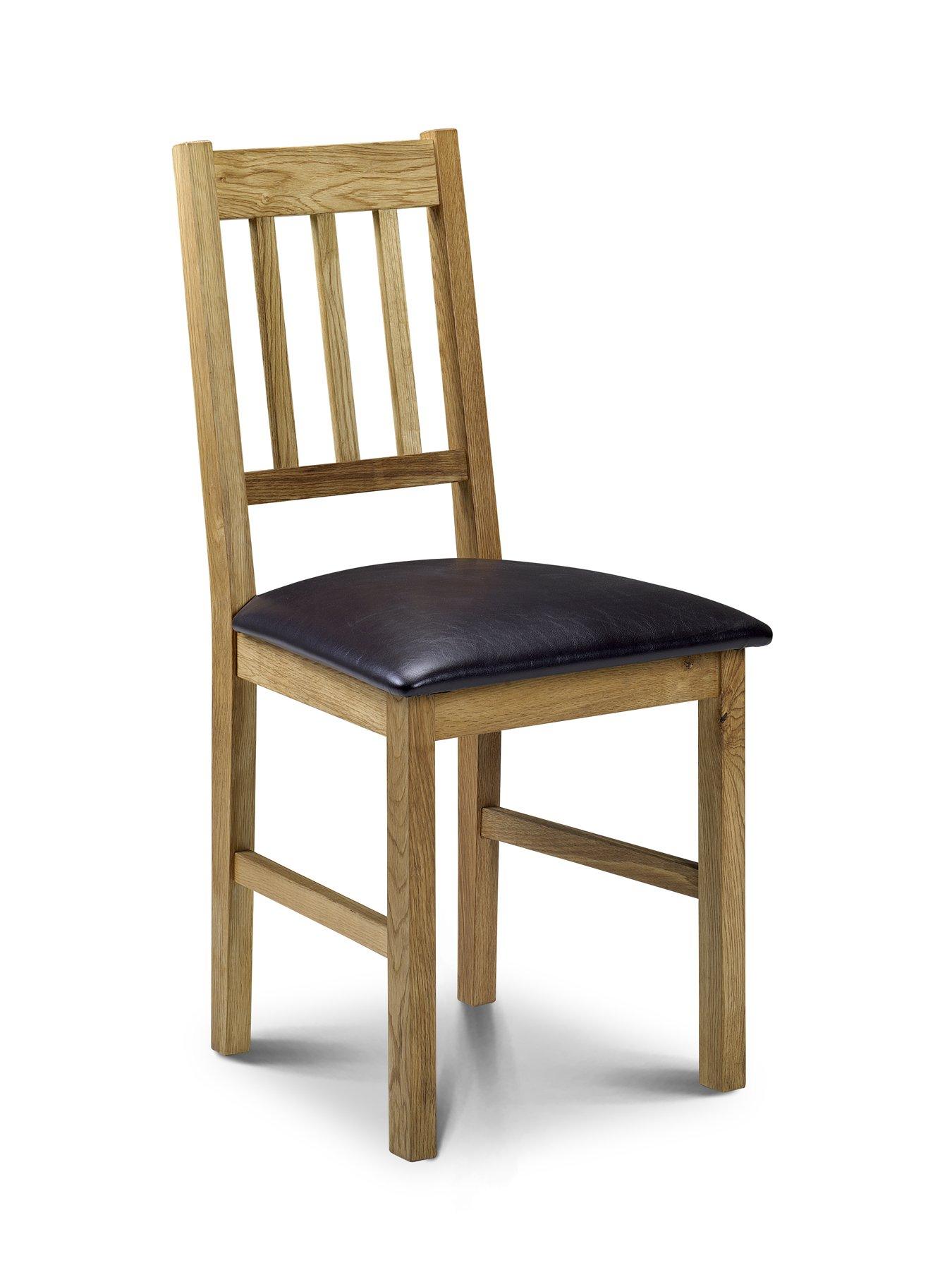 Image 4 of 4 of Julian Bowen Coxmoor 118 cm Solid Oak Dining Table + 4 Chairs