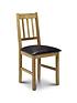 julian-bowen-coxmoor-118-cm-solid-oak-dining-table-4-chairsdetail