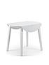 image of julian-bowen-coast-90-cm-drop-leaf-dining-table-2-chairs