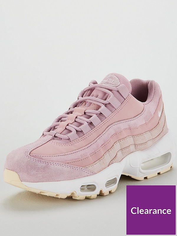 Nike Air Max 95 Premium PinkWhite | Charms Nike Air Max 95 360 White Pink Women's Shoes