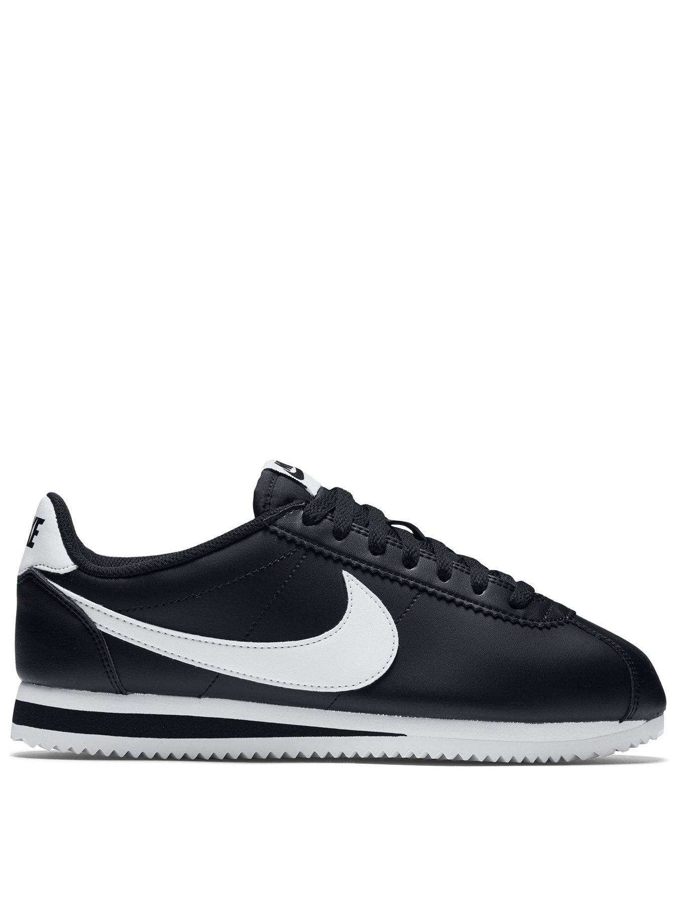 nike classic cortez mens black
