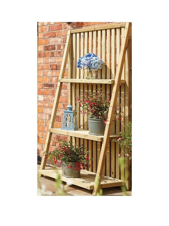 front image of rowlinson-garden-creations-plant-stand