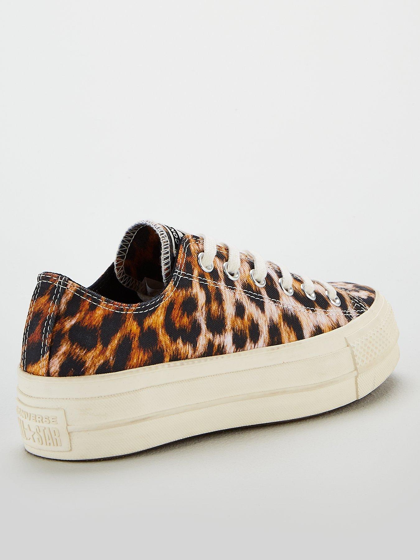 leopard skin converse