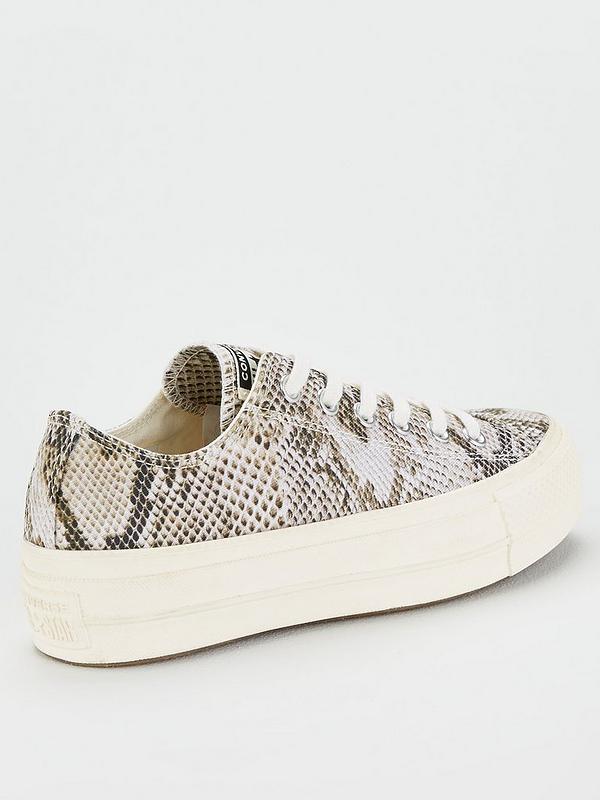 Chuck Taylor All Star Snake Platform Ox SnakeWhite Chuck Taylor All Star Snake Platform Ox SnakeWhite
