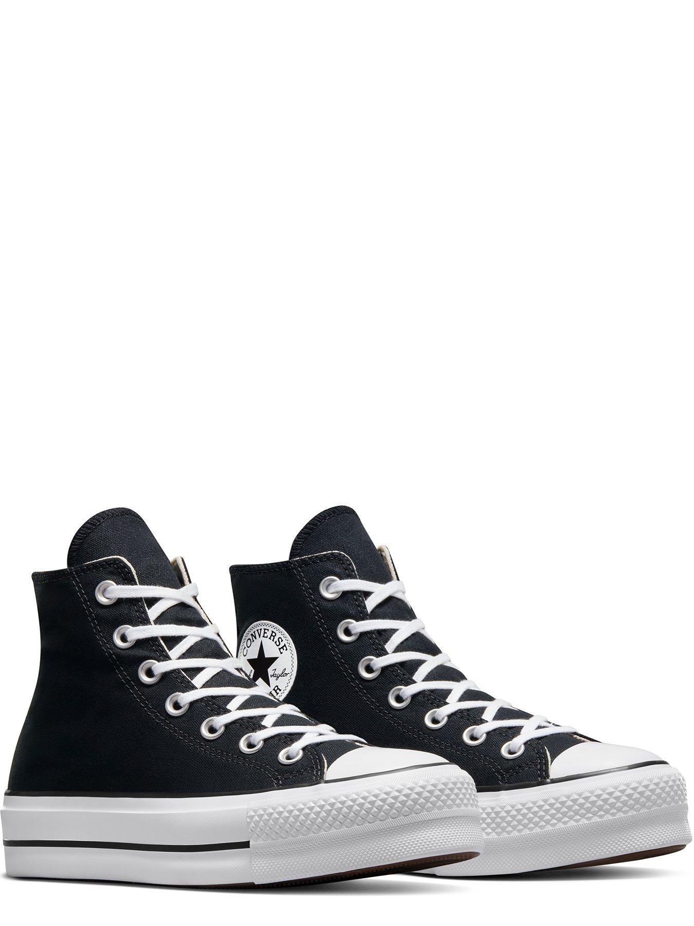 stillFront image of converse-womens-lift-hi-top-trainers-blackwhite