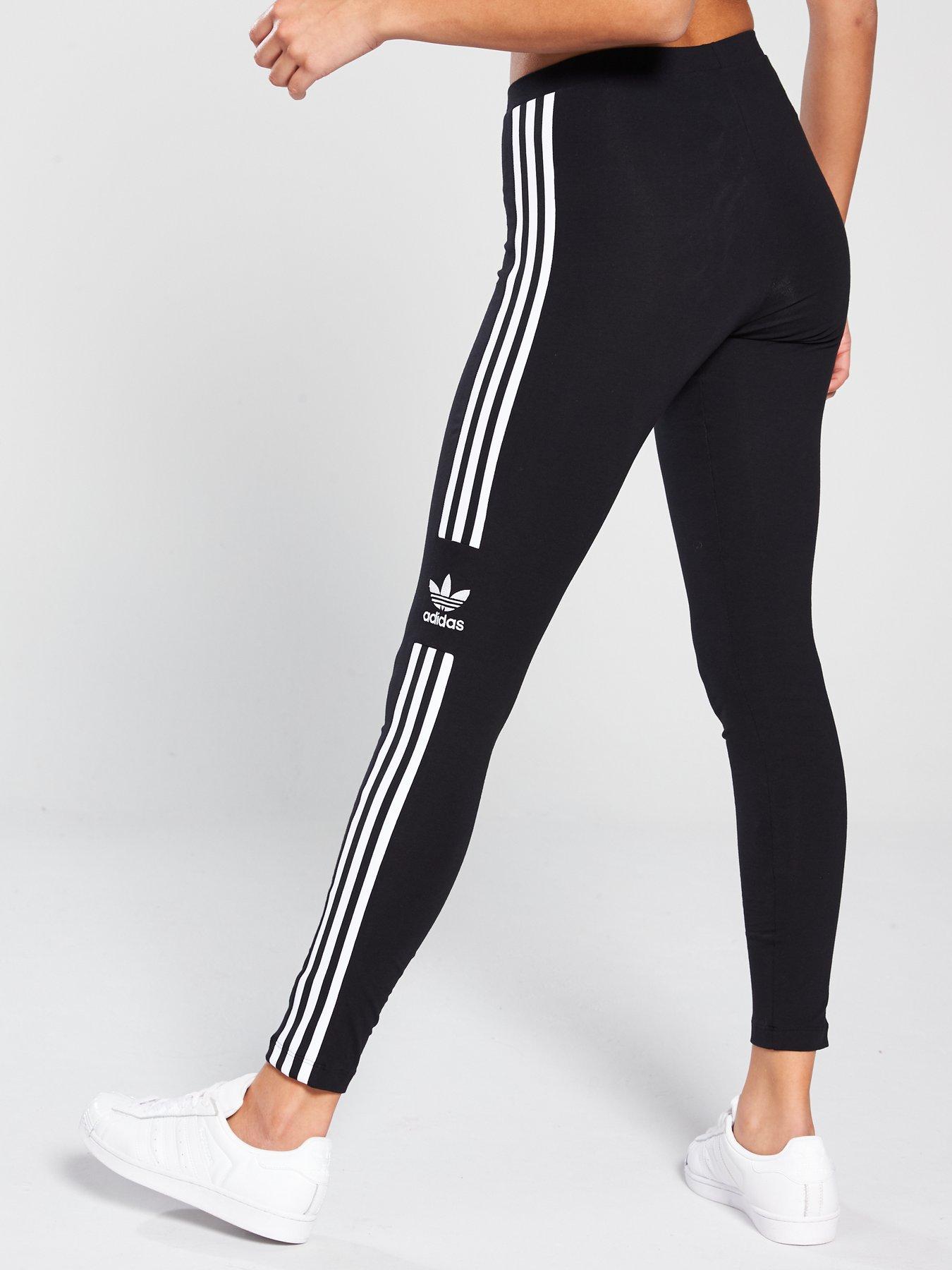 3 stripe black adidas leggings