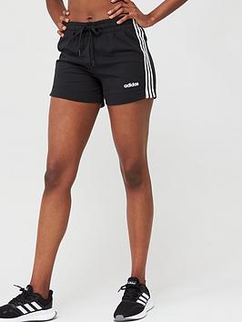 Adidas   Essentials 3 Stripe Short - Black