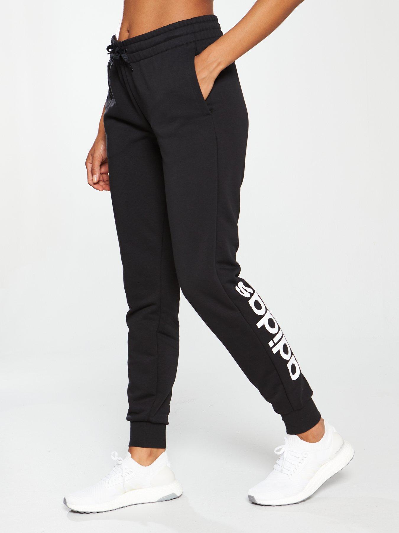 adidas linear closed hem sweat pants ladies