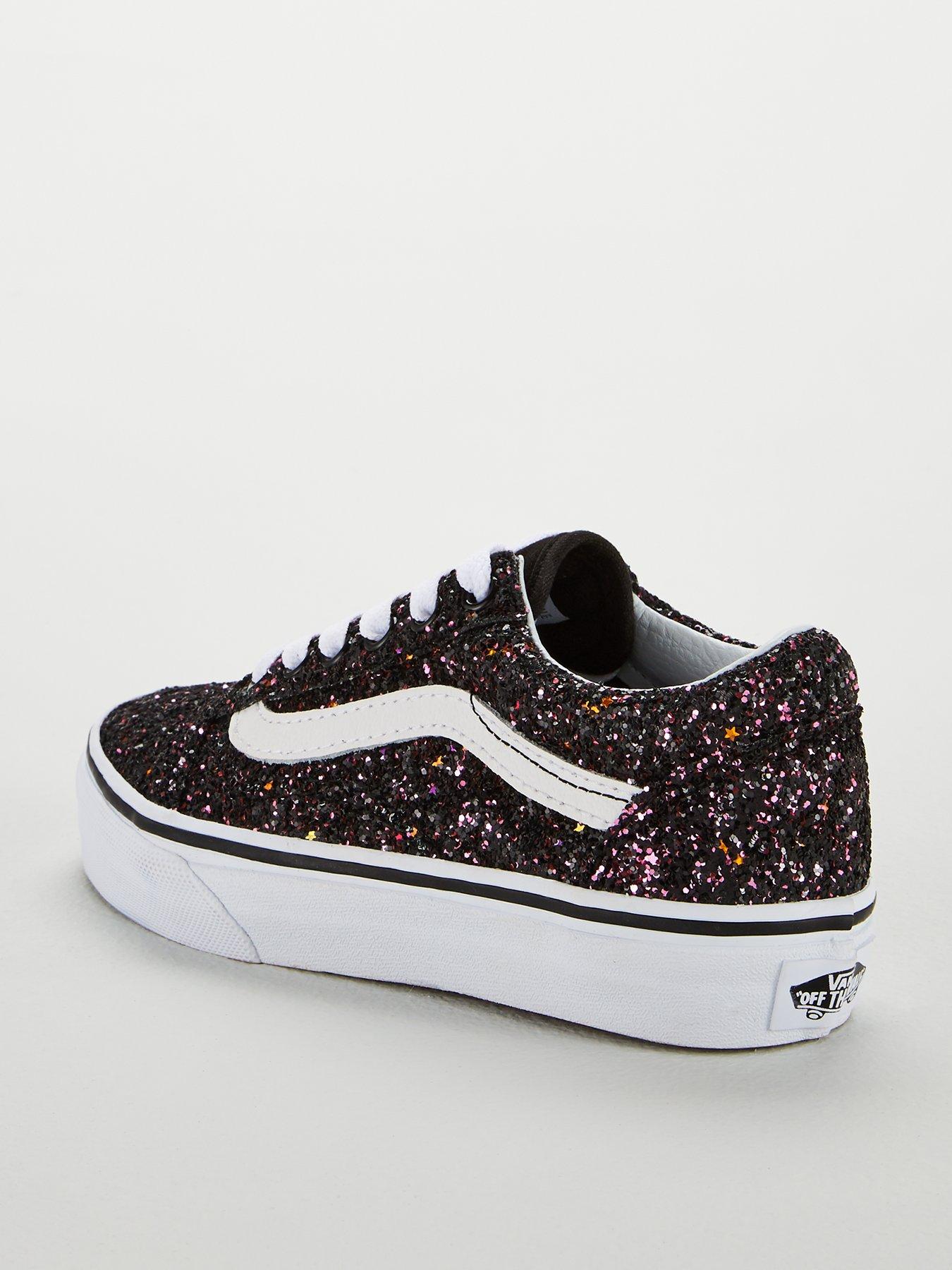 vans old skool junior glitter