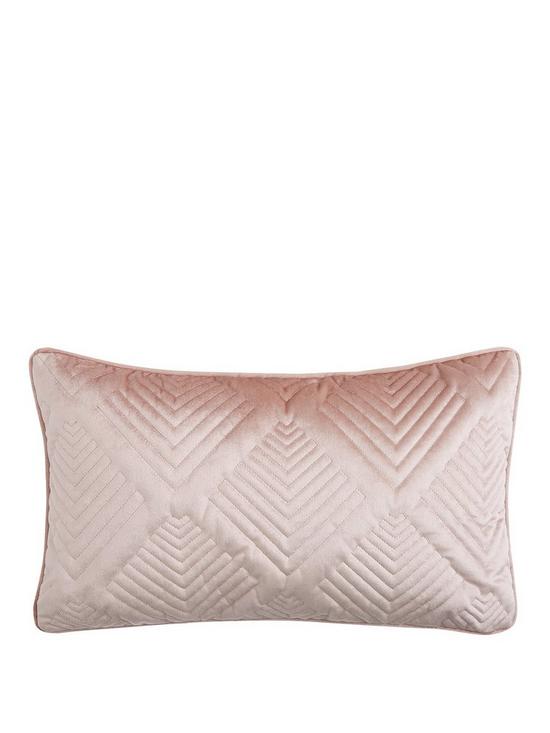 stillFront image of michelle-keegan-home-pink-velvet-cushion
