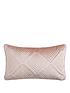  image of michelle-keegan-home-pink-velvet-cushion