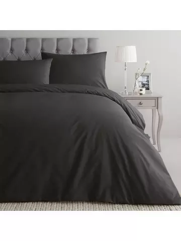 Grey Plain Bedroom Duvet Covers, Wrinkle Free Duvet Covers King 108×98