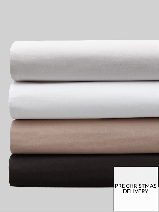 front image of everyday-collection-non-iron-180-thread-count-flat-sheet