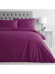 Plain Purple Single 3ft Duvet Covers Bedding Home