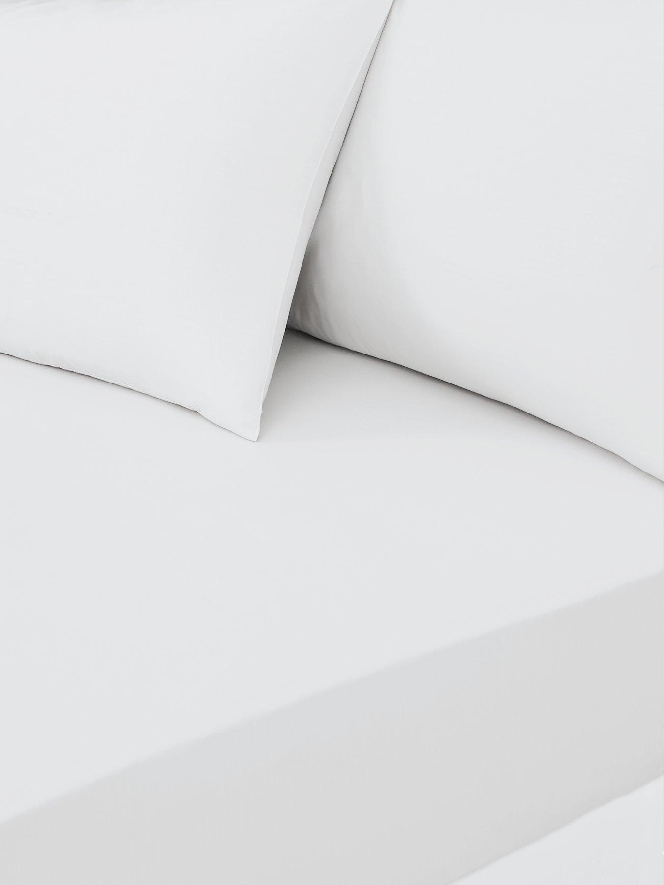 Cotbed, Red Two Pack of 2 Luxury Percale Cot Bed Fitted Sheets Available in 12 Colours