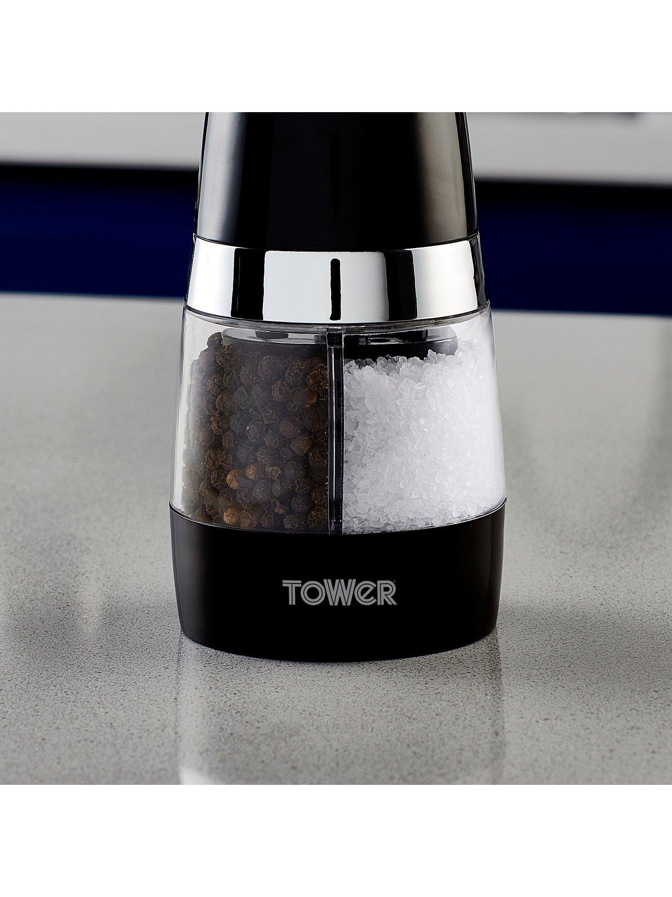 Image 4 of 6 of Tower Duo Electric Salt and Pepper Mill &ndash; Black