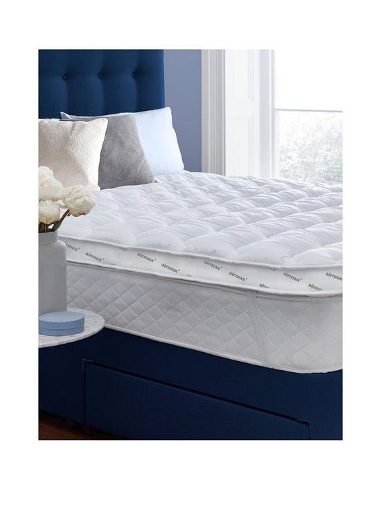 front image of silentnight-airmax-dual-layer-ultimate-600-mattress-topper