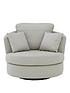  image of very-home-merkle-leatherfaux-leather-swivel-chair