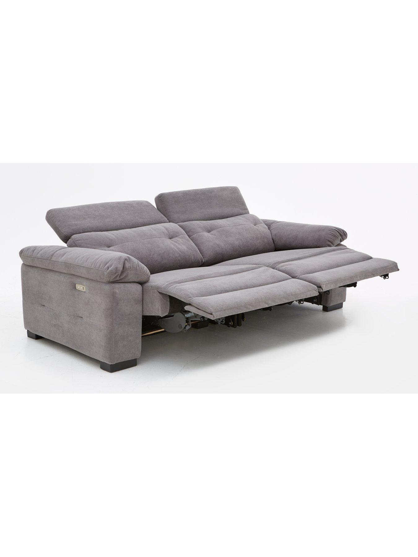 Image 3 of 6 of Bowen Fabric 3 Seater Power Recliner Sofa