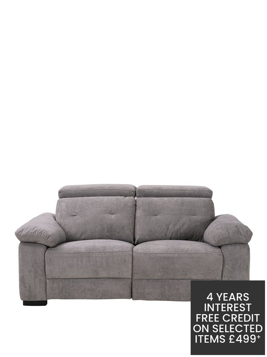 front image of bowennbspfabric-2-seater-power-recliner-sofa
