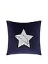  image of catherine-lansfield-sequin-star-cushion