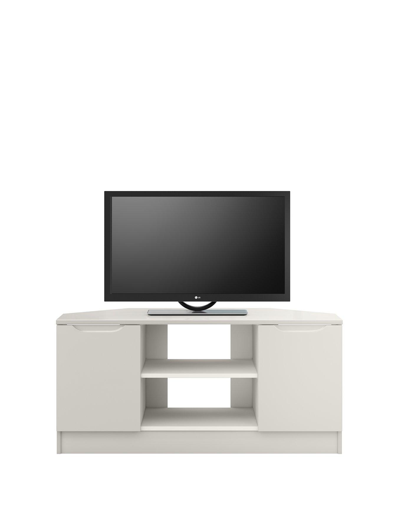 Gloss corner deals tv stand