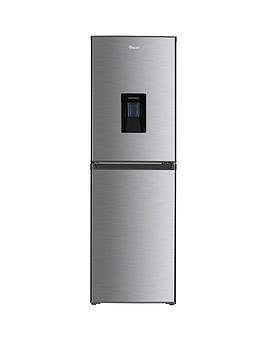 swan-sr15635s-55cmnbspwide-fridge-freezer-with-water-dispenser-silver