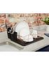  image of tower-dish-rack-with-rose-gold-tray