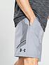  image of under-armour-training-woven-graphic-shorts-steel