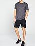  image of under-armour-woven-graphic-shorts-black-steel