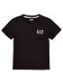  image of ea7-emporio-armani-boys-short-sleeve-logo-t-shirt-black