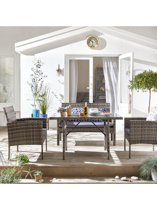 front image of everyday-hamilton-casual-dining-set-garden-furniture