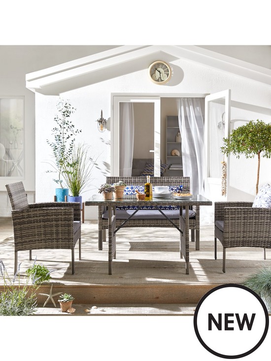 front image of everyday-hamilton-casual-dining-set-garden-furniture