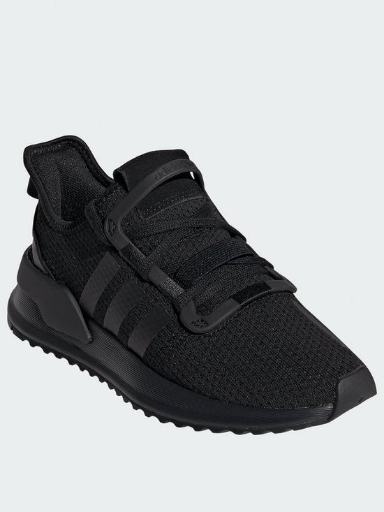 front image of adidas-originals-u_path-junior-trainers-black