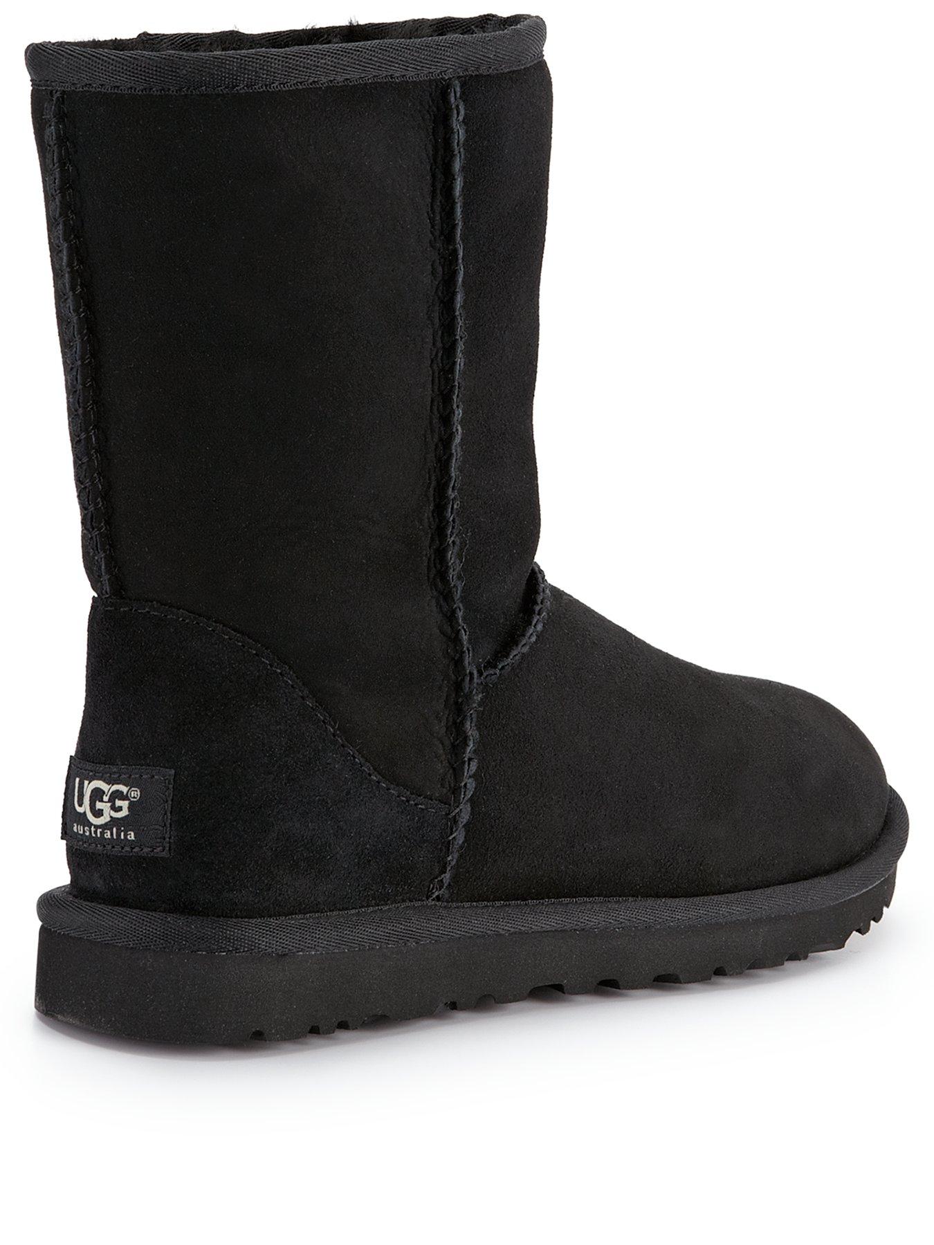 UGG Classic Short II Calf Boots Black littlewoods