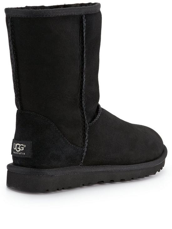 stillFront image of ugg-classic-short-ii-calf-boots-black