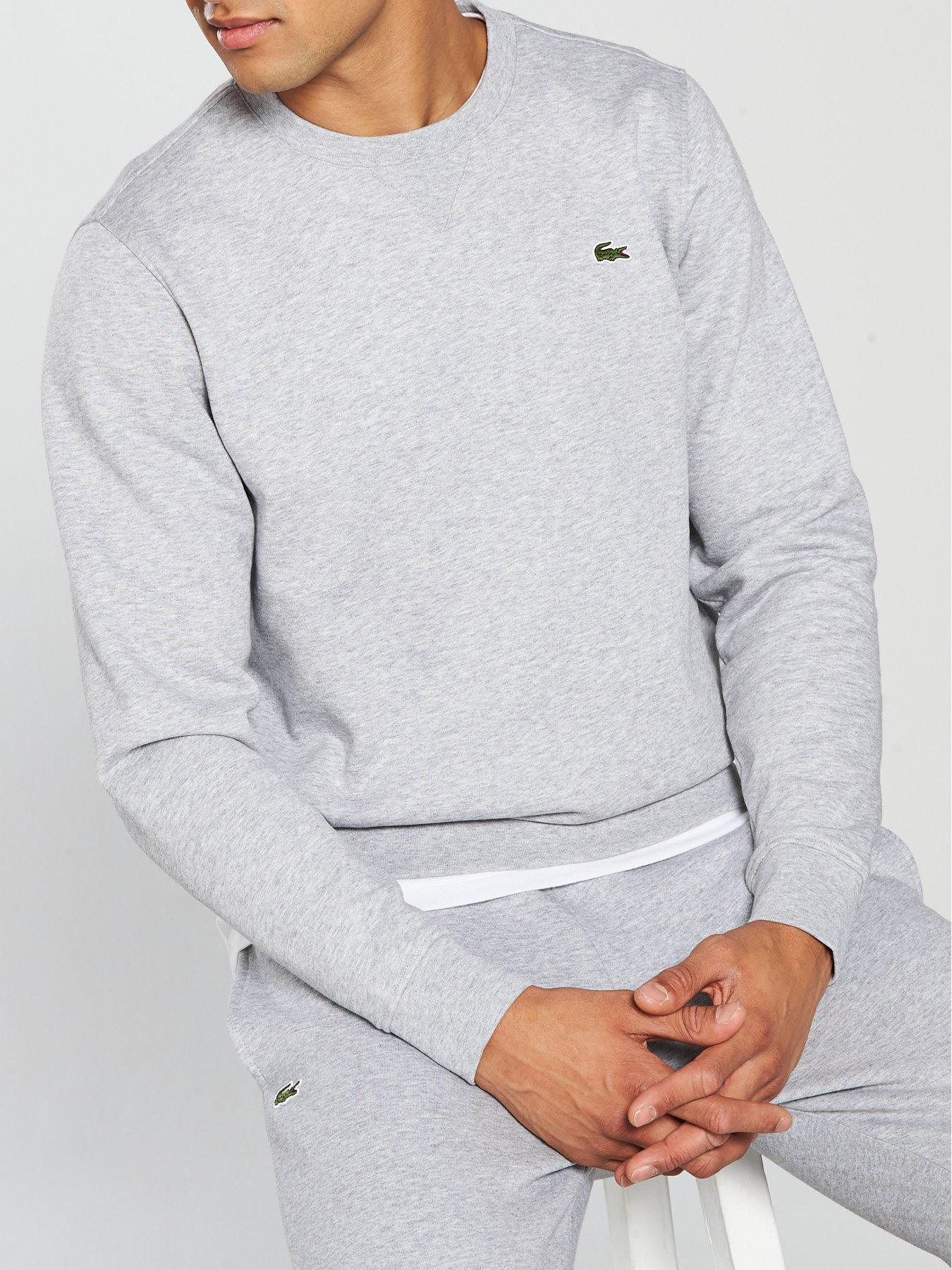 lacoste grey sweatshirt