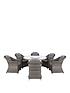  image of florida-6-seater-dining-set-with-lazy-susan