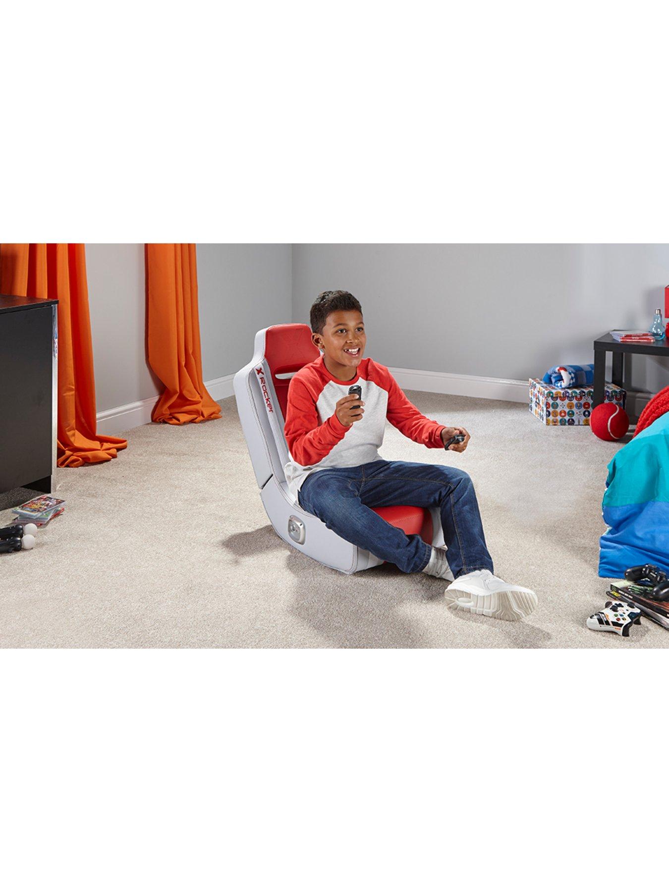 X Rocker Hydra 2 0 Floor Rocker Gaming Chair Red Littlewoods Com